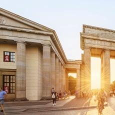 The Brandenburg Gate is one of Berlin's main attractions.