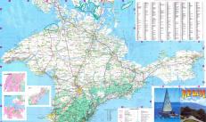 Najbolje karte Krima Karta Krima ispis A4